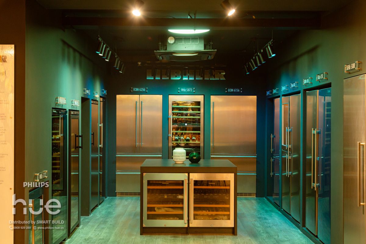 TỦ LẠNH ÂM TƯỜNG LIEBHERR X PHILIPS HUE – KIỆT TÁC NGHỆ THUẬT TRONG KHÔNG GIAN BẾP
