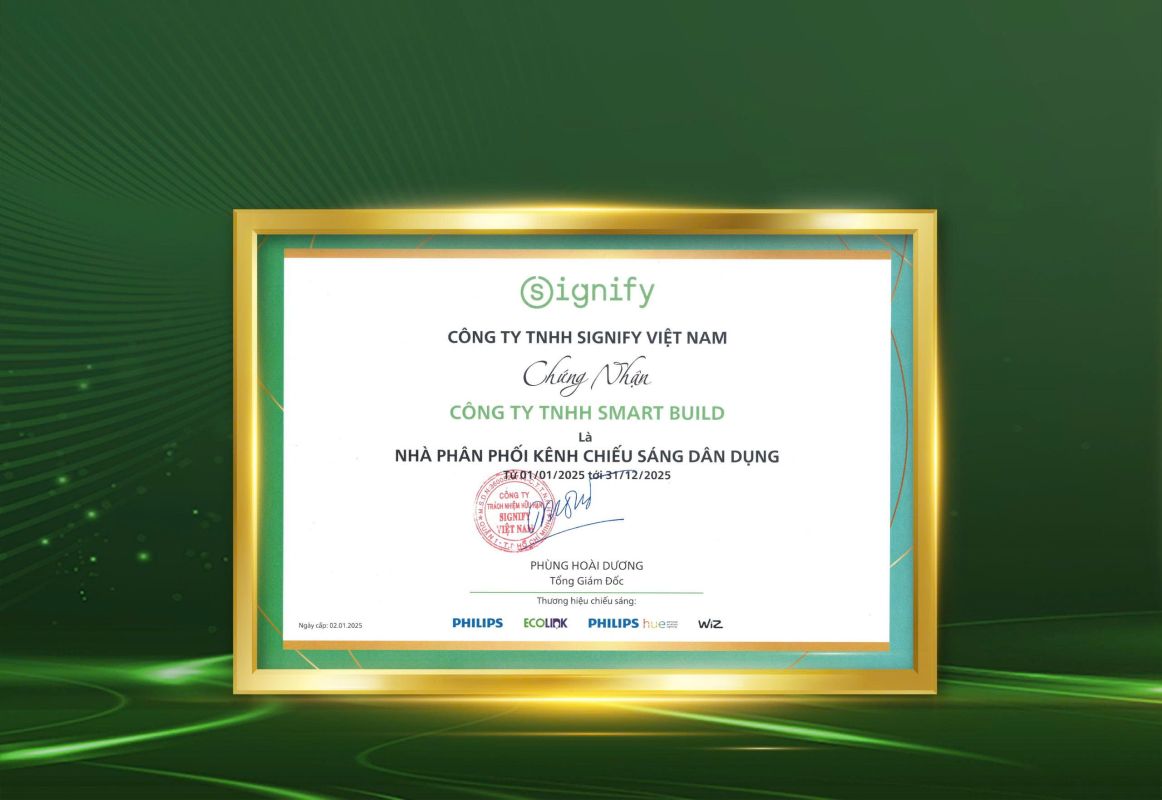 Smart Build ký kết hợp tác Với Philips Hue: Khởi tạo kỷ nguyên chiếu sáng thông minh tại Việt Nam