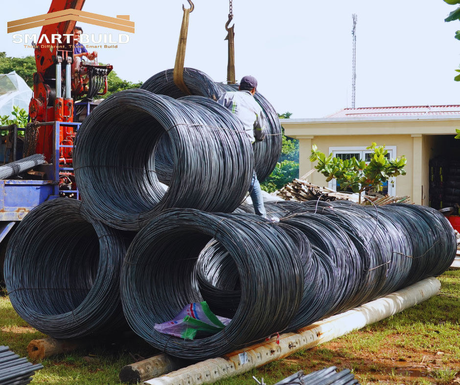 Smart Build hỗ trợ vận chuyển  miễn phí đến tận chân công trình
