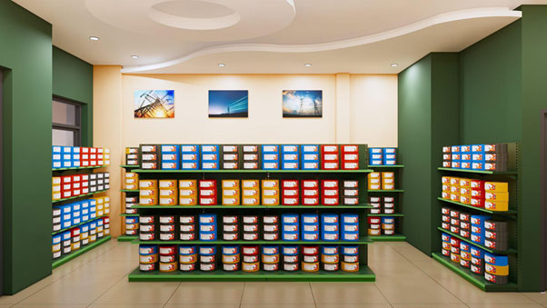 Góc nhỏ trưng bày các sản phẩm của Cadivi tại cửa hàng Smart Build