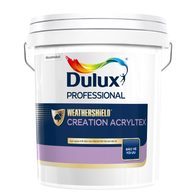 SƠN HIỆU ỨNG DULUX PROFESSIONAL WEATHERSHIELD CREATION ACRYLTEX