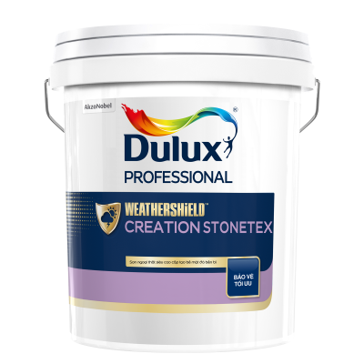 SƠN HIỆU ỨNG DULUX PROFESSIONAL WEATHERSHIELD CREATION STONETEX